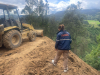 Control de arrojo de escombros hacia la quebrada del río San Pedro