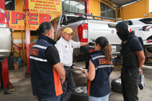 AMC y Policía Nacional realizan operativos de control en mecánicas de El Inca